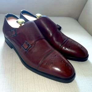 Nettleton Florence-N Double Monk Strap Burro/M Brown Size 9.5M
